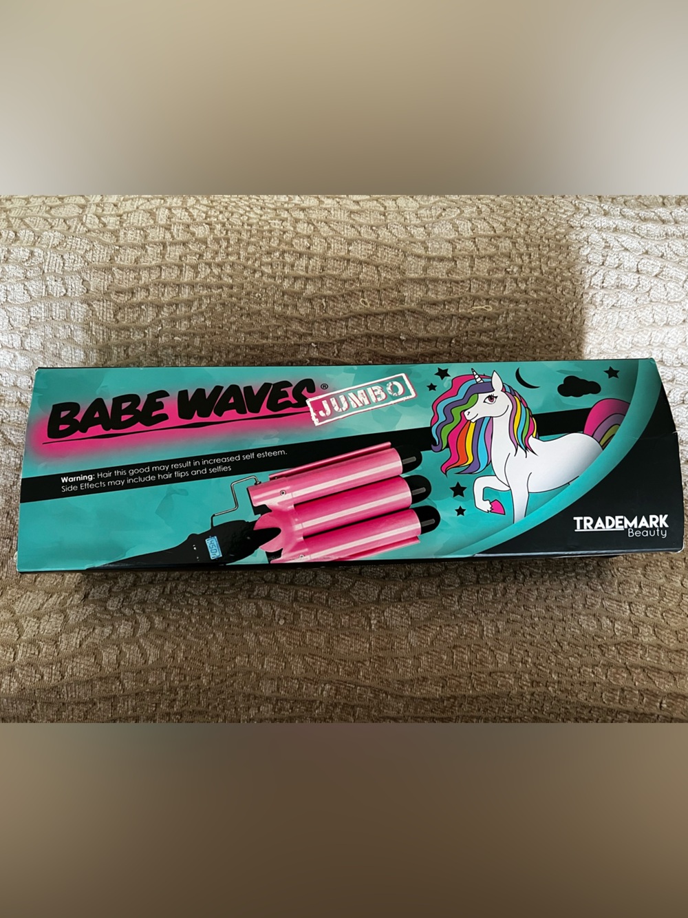 Babe Waves Jumbo 3-Barrel Waver - Teal & Pink